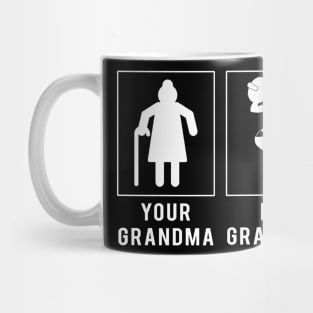 lifting your grandma my grandma tee for your grandson granddaughter Mug